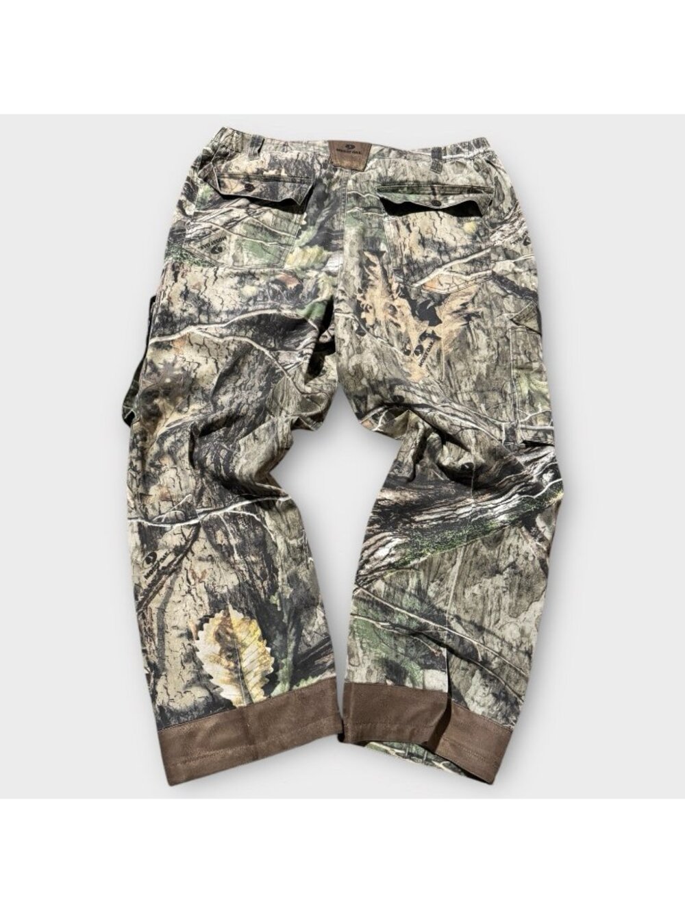 Mossy Oak Break Up Camo Pants Men XL Relaxed Straight Outdoor Heel Reinforced